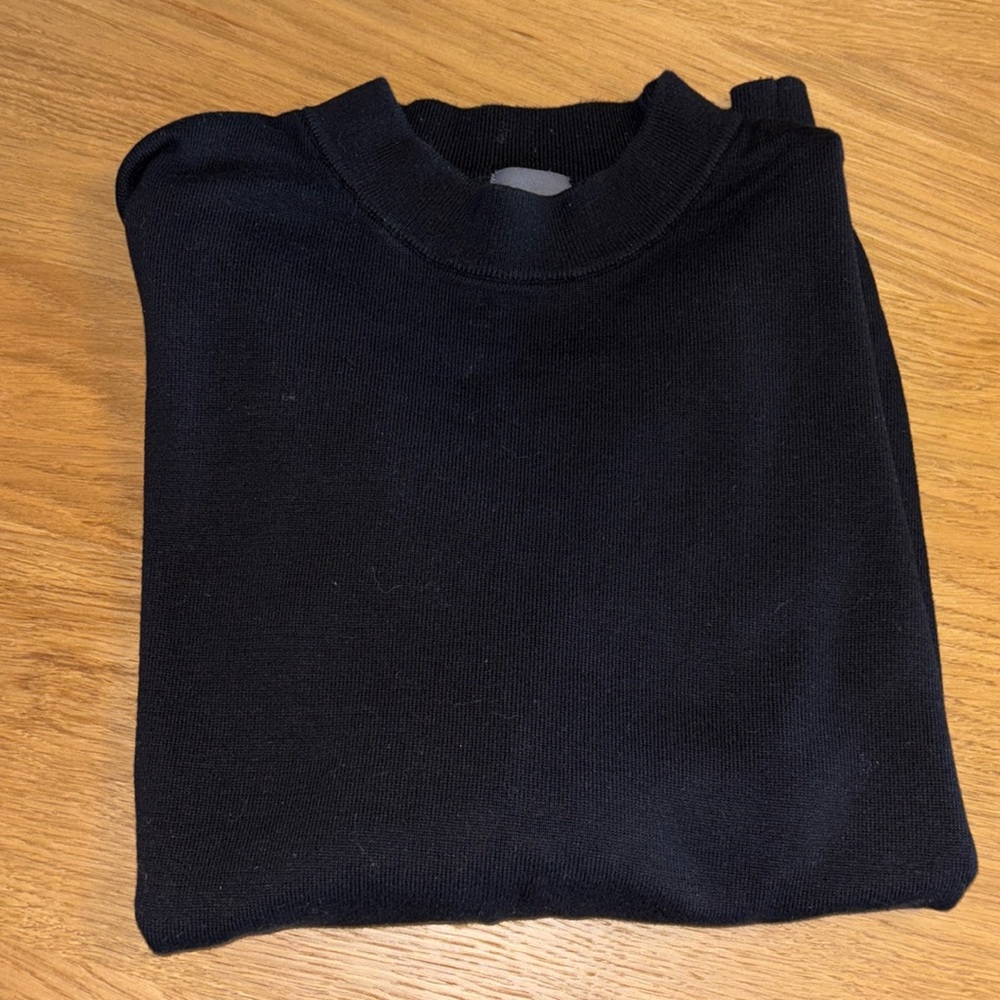 H&M Slim Fit Black Sweater